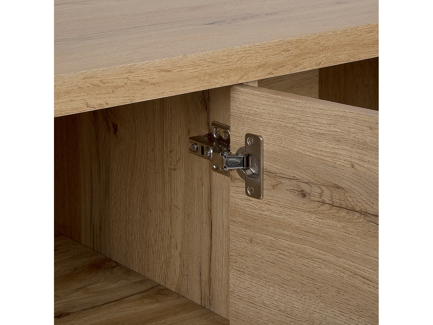 TV-meubel TIMBER Lichtbruin