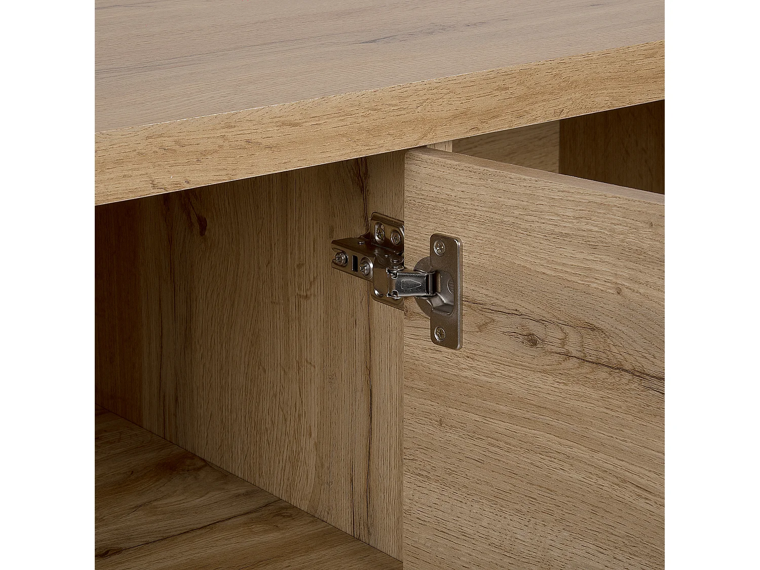 TV-meubel TIMBER Lichtbruin