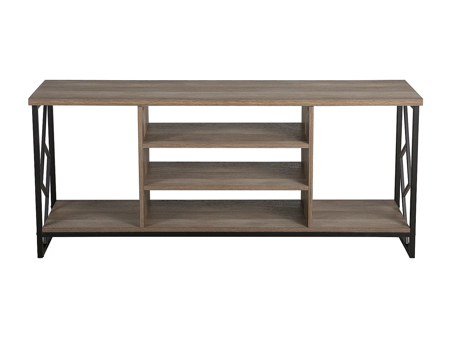 TV-meubel FORRES Bruin/zwart