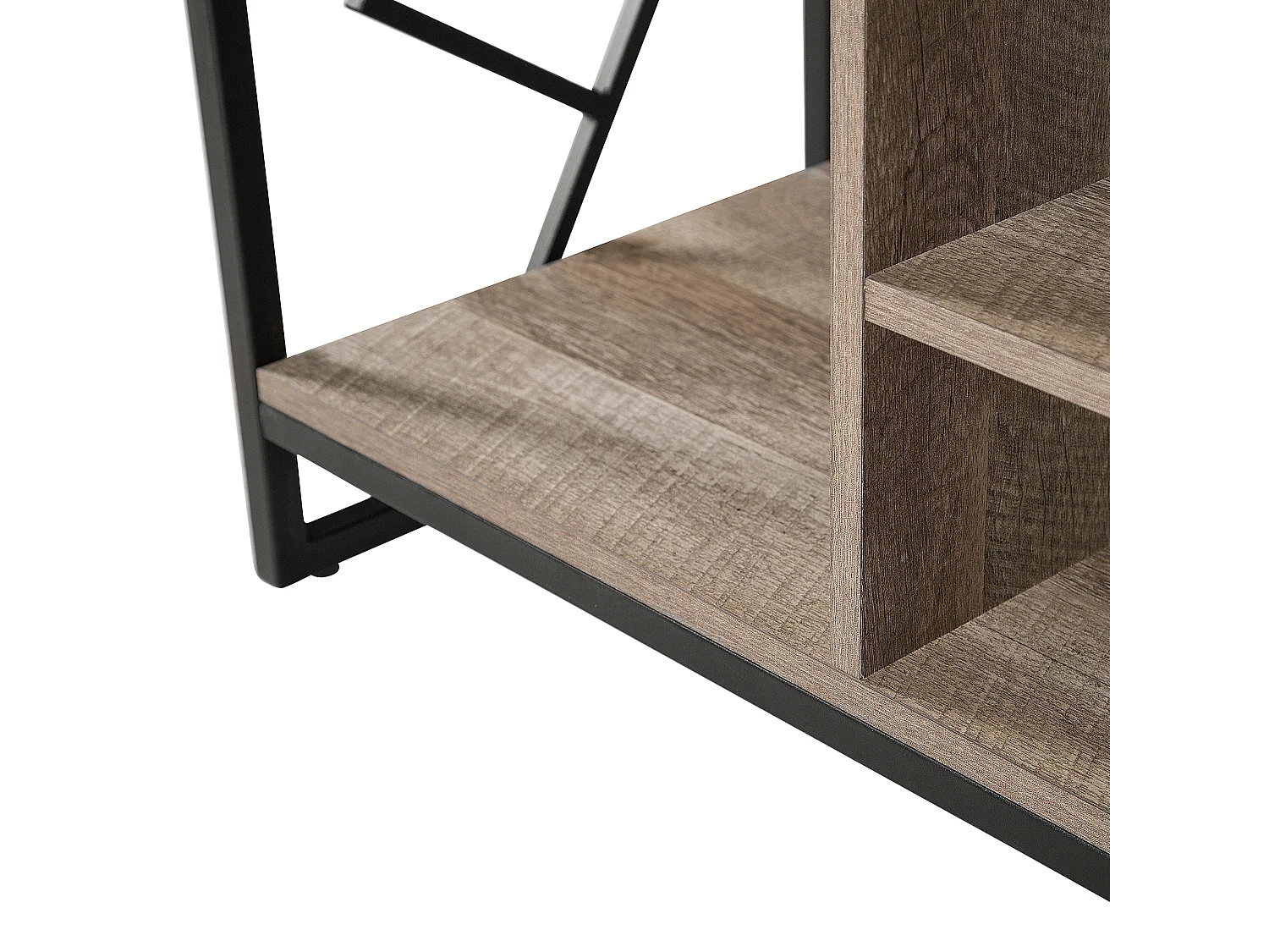 TV-meubel FORRES Bruin/zwart