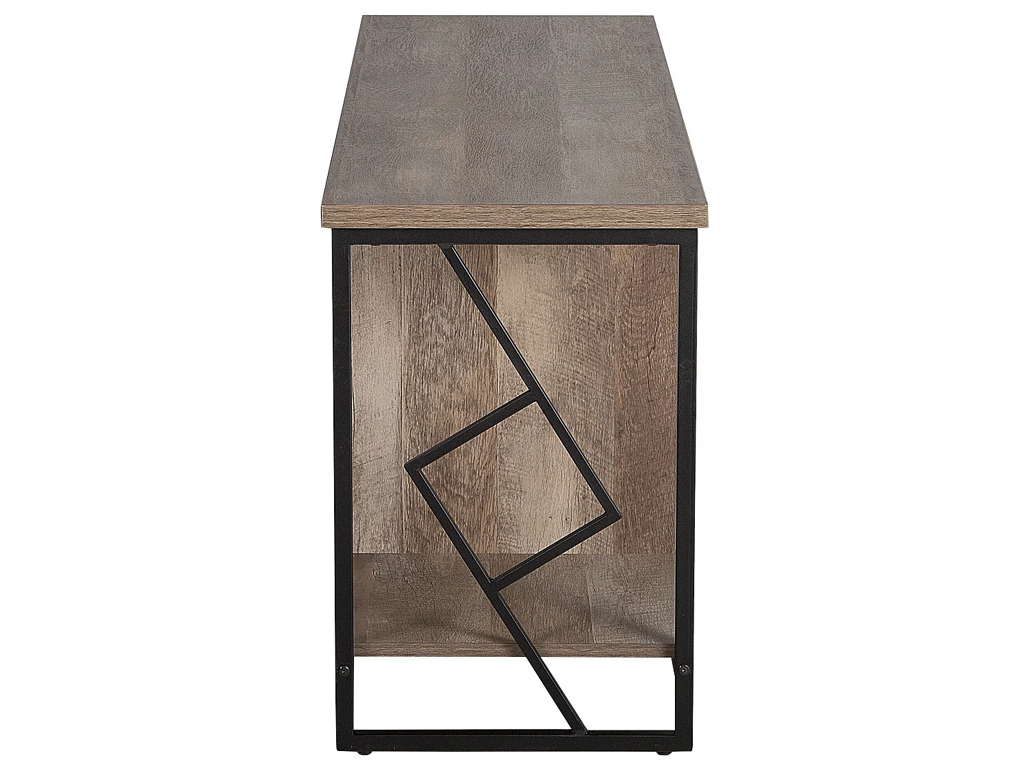 Meuble TV FORRES Marron/noir
