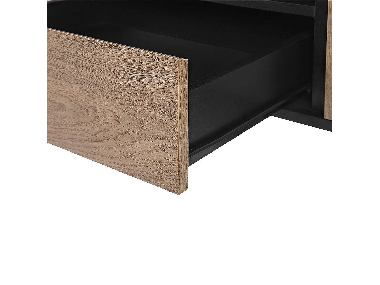 TV-meubel BLACKPOOL Bruin/zwart