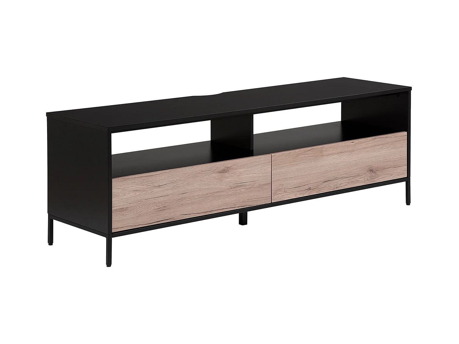 Meuble TV SYDNEY Marron/noir