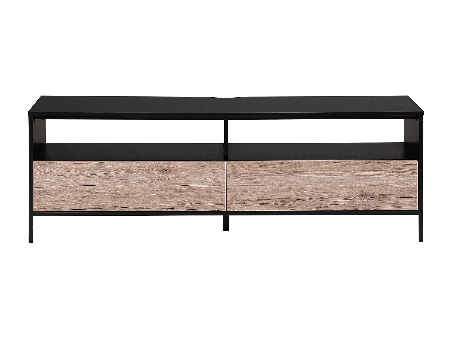 TV-meubel SYDNEY Bruin/zwart