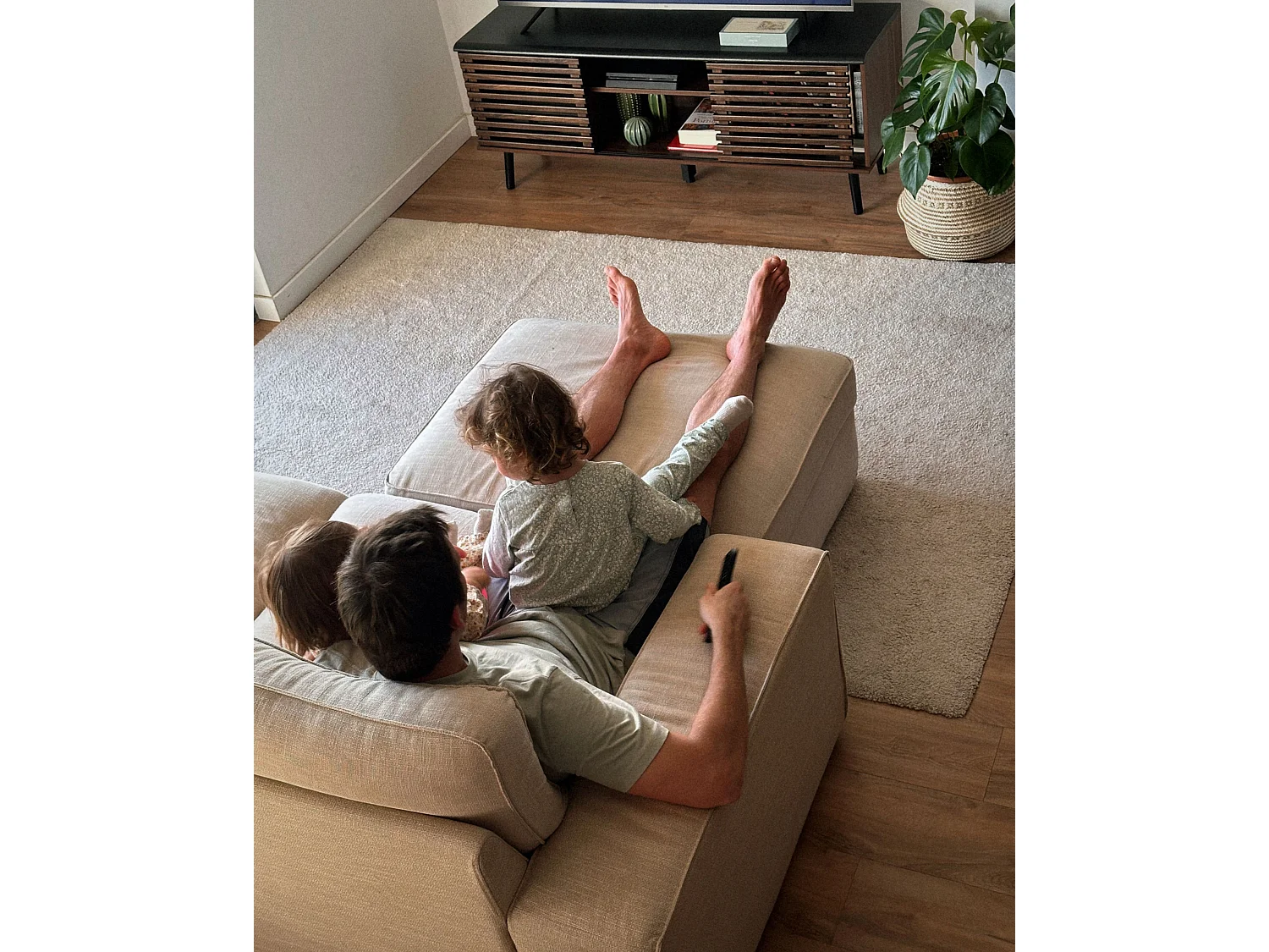 TV-meubel PERTH Zwart
