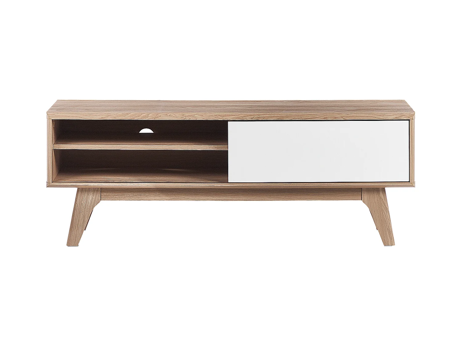 Szafka RTV BUFFALO Brązowy/ biały