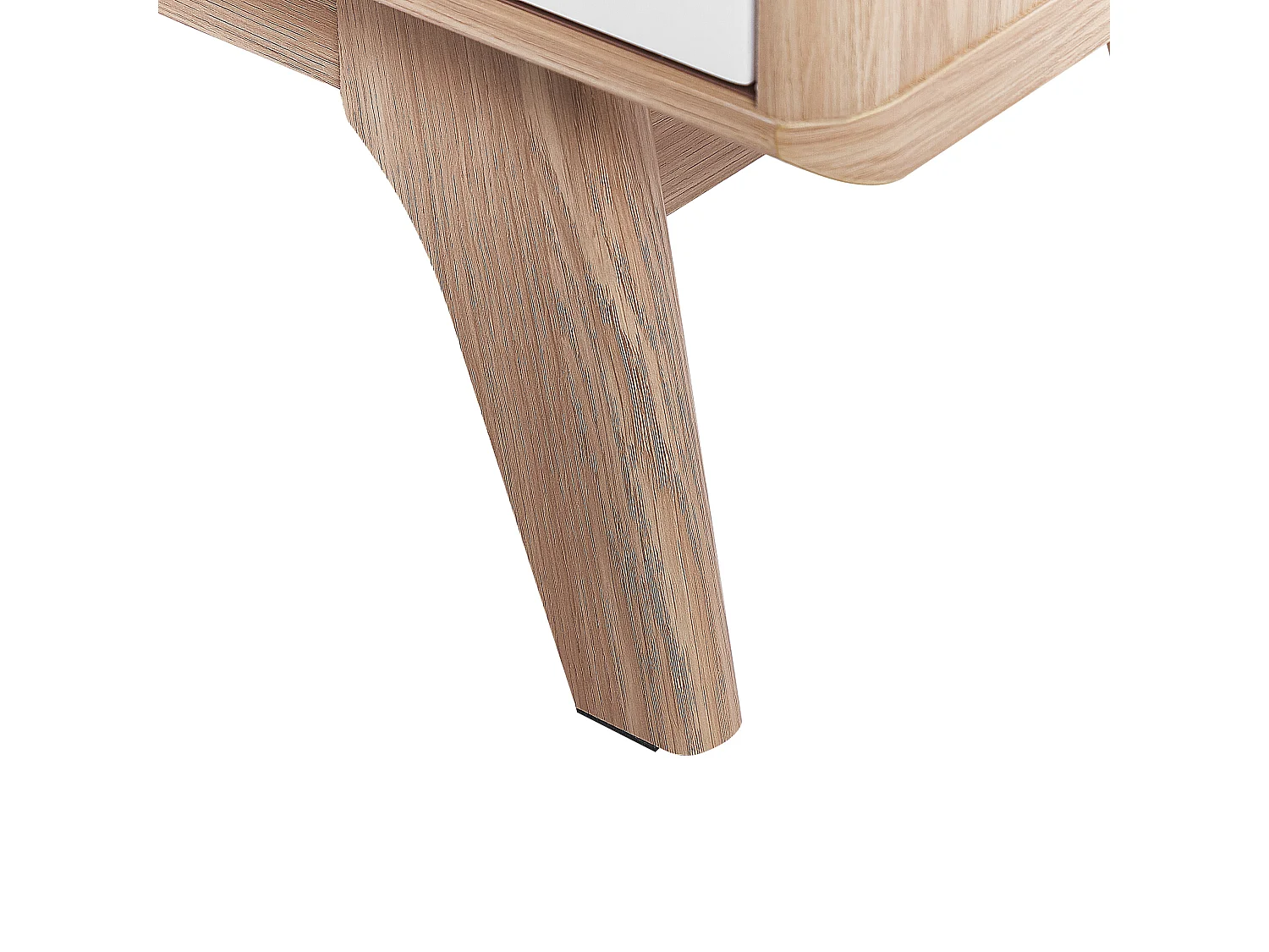 TV-meubel BUFFALO Bruin/wit