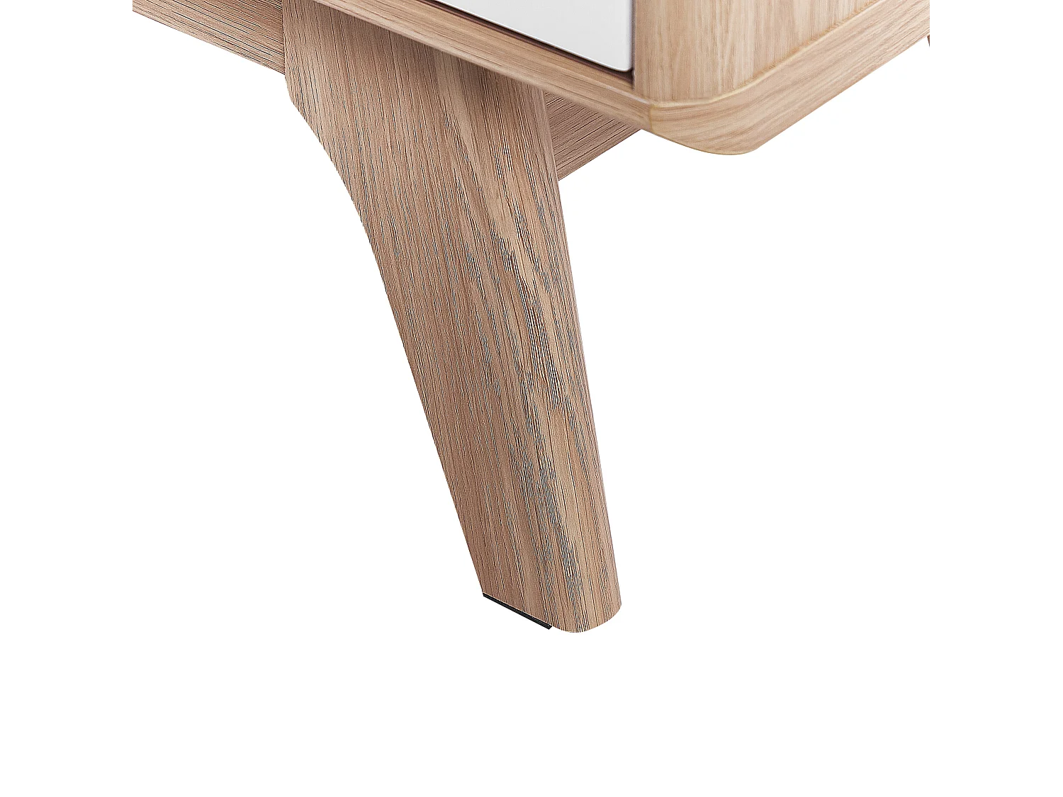 Meuble TV BUFFALO Marron/blanc