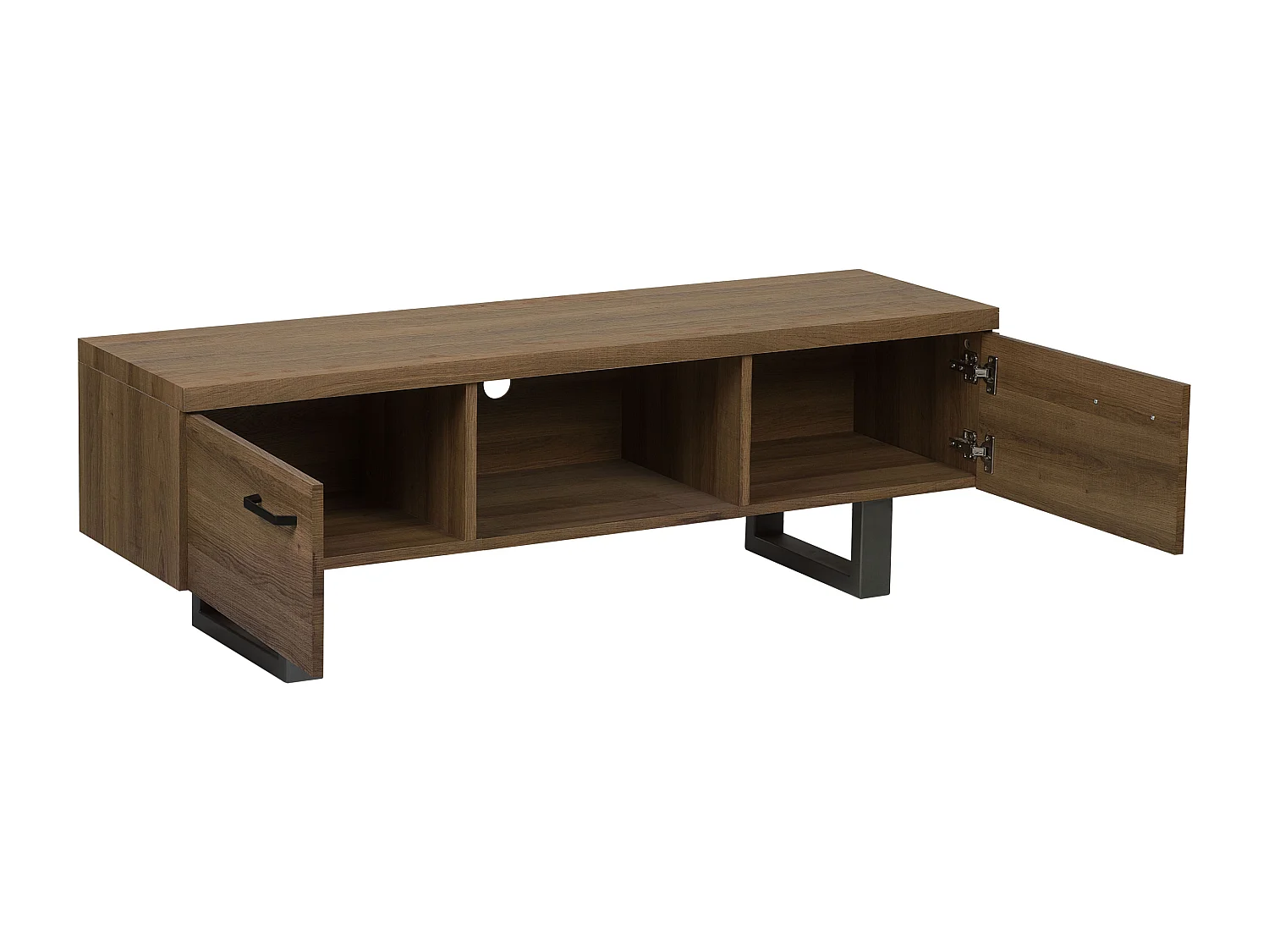 Mueble TV TIMBER Marrón oscuro