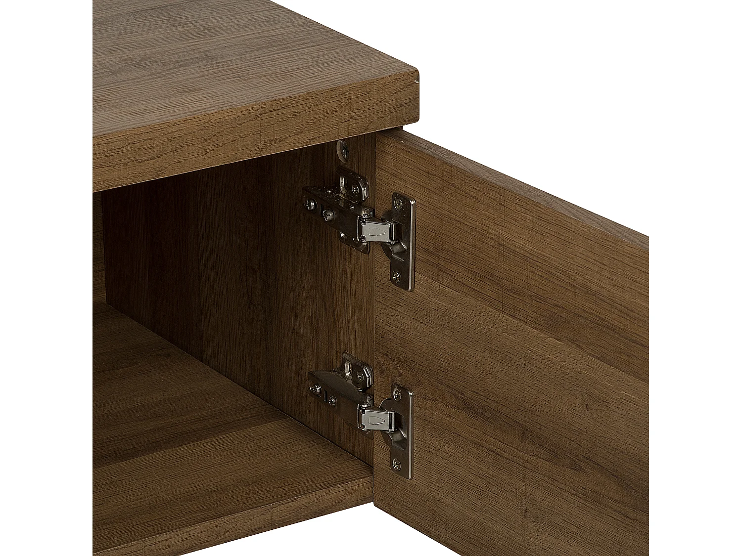 TV-Möbel TIMBER Dunkelbraun