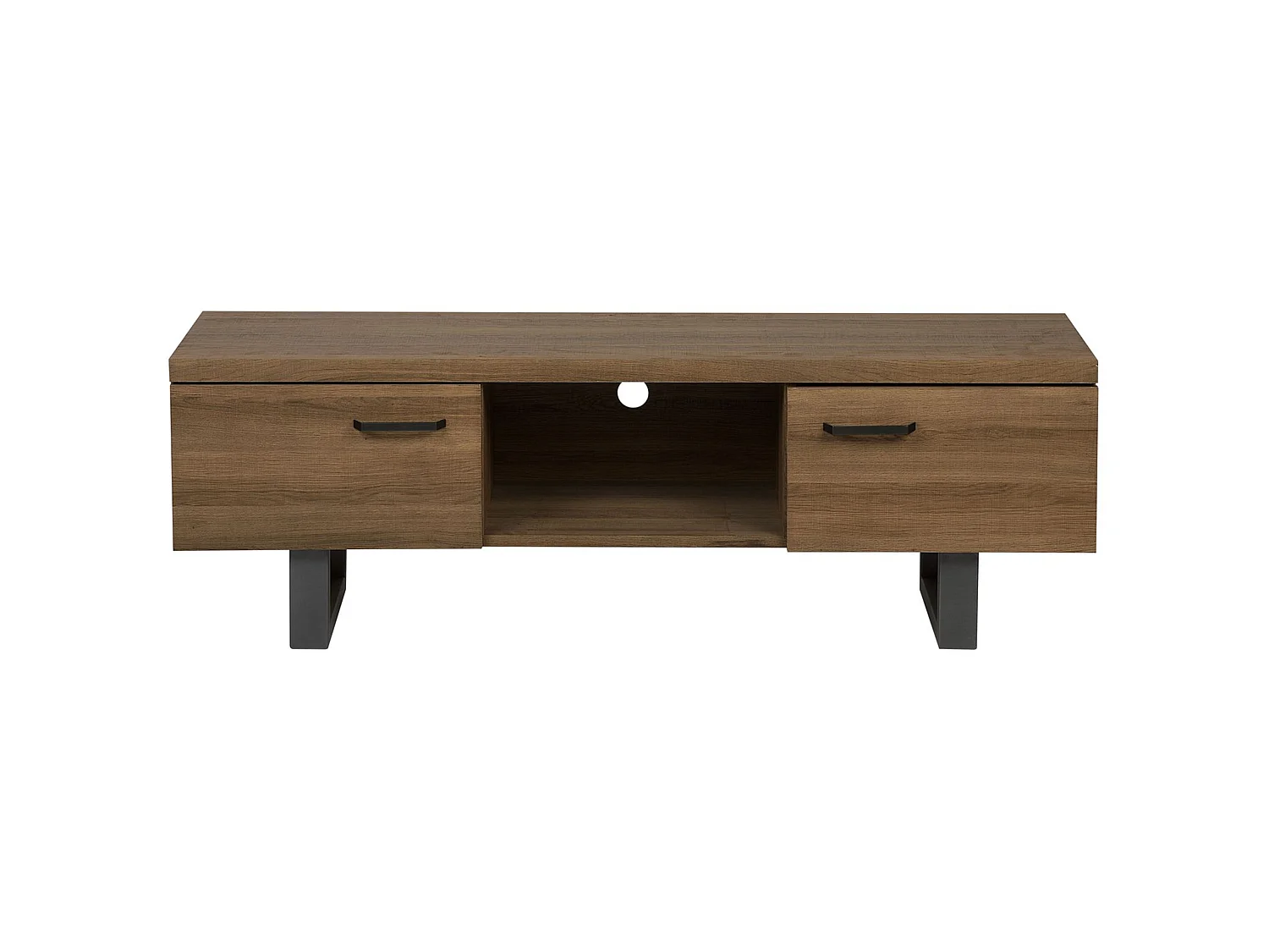 TV-meubel TIMBER Donkerbruin