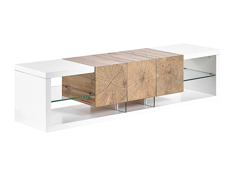 Meuble TV FULERTON Blanc