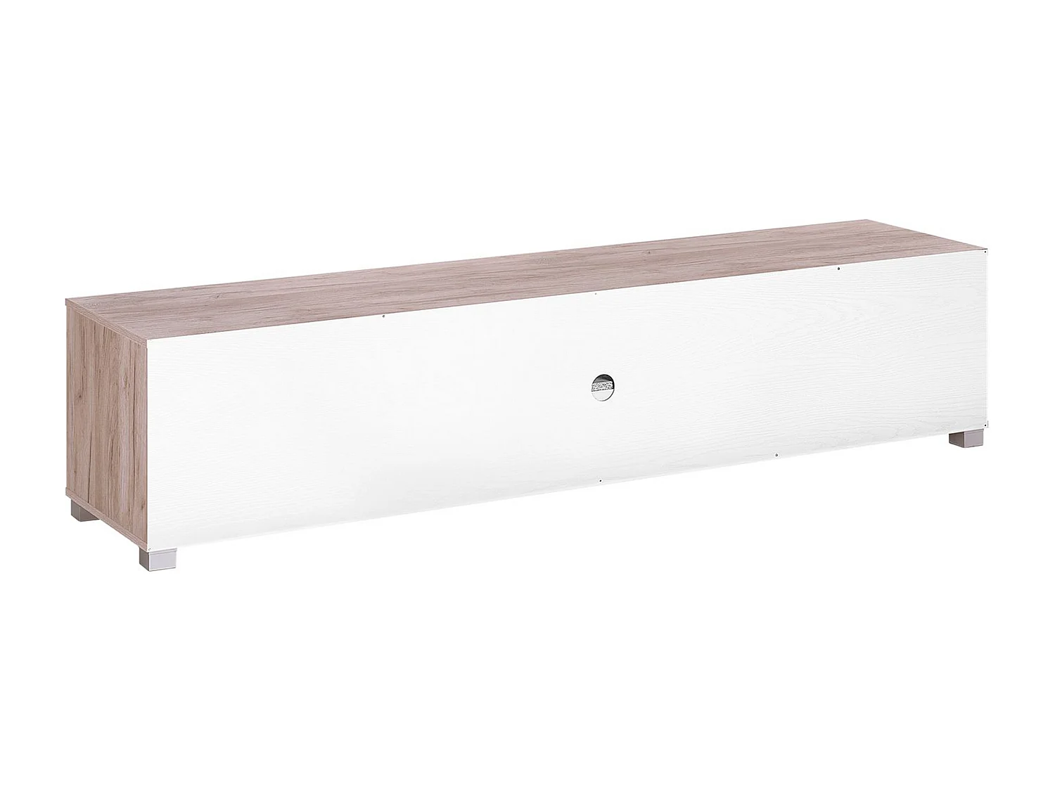 TV-meubel LINCOLN Bruin/wit