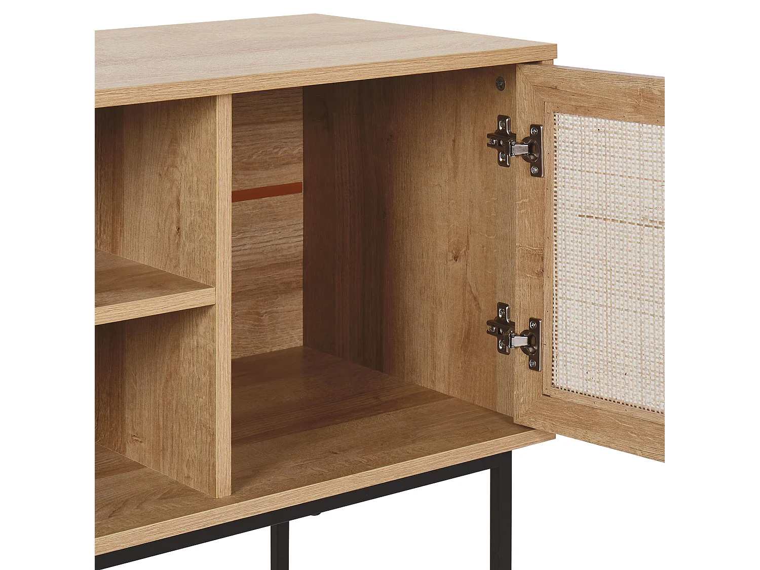 Szafka RTV PASCO Rattan Jasnobrązowy