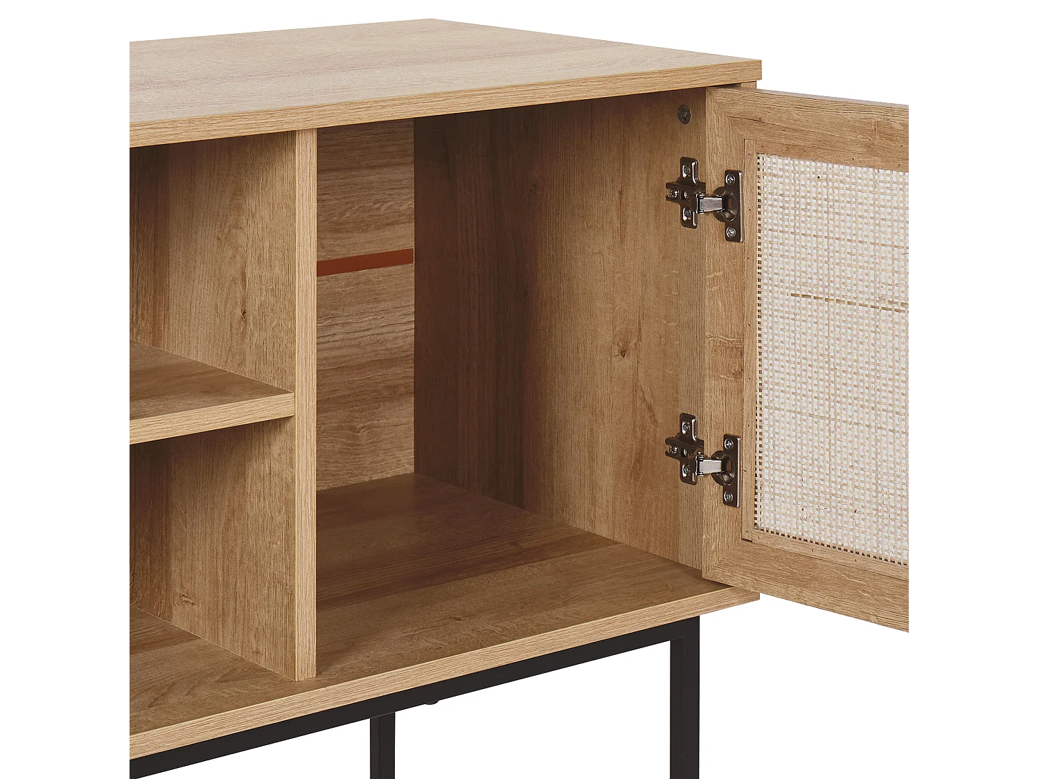 Szafka RTV PASCO Rattan Jasnobrązowy