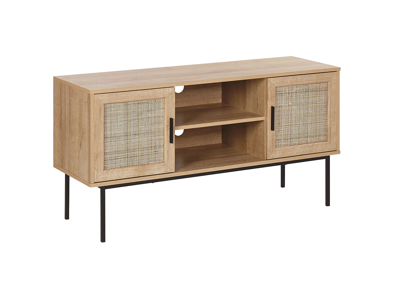 TV Stand PASCO Rattan Light Brown