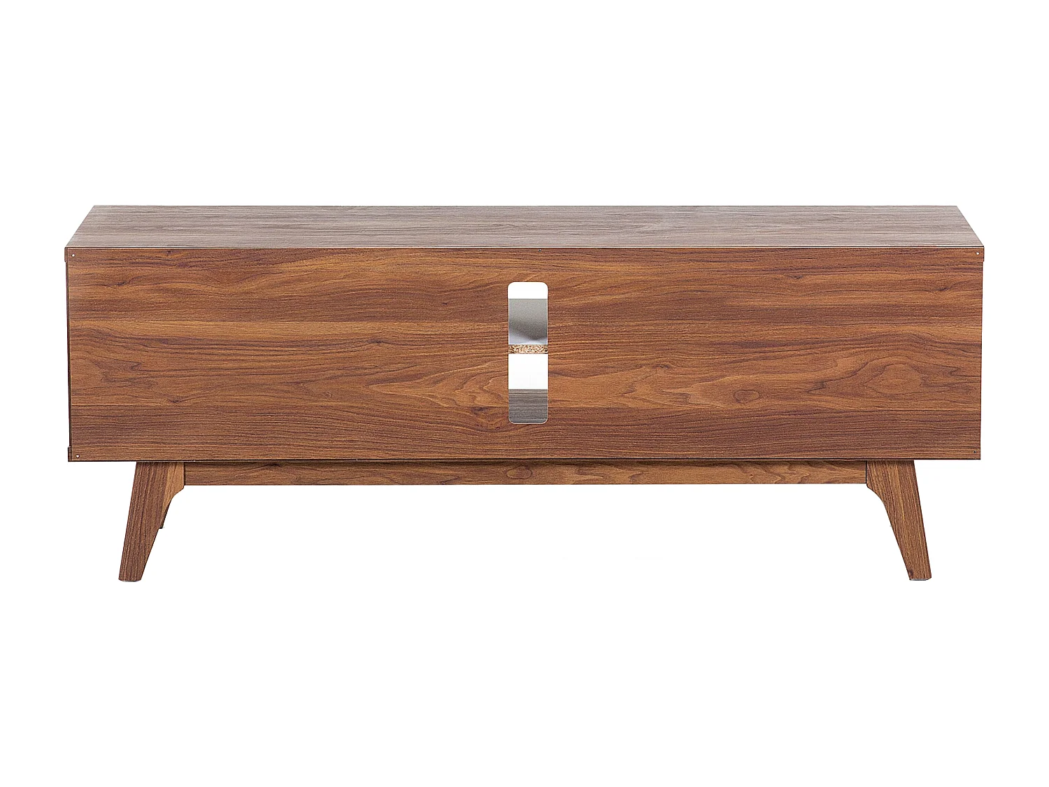 Meuble TV ROCHESTER Marron/blanc