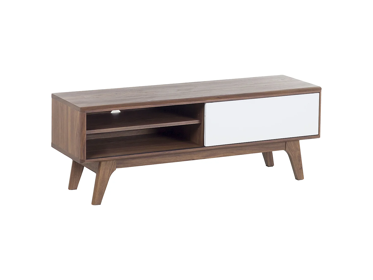 TV Stand BUFFALO Brown/ White