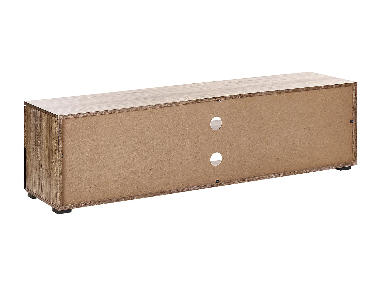 Meuble TV STERLING Marron/noir