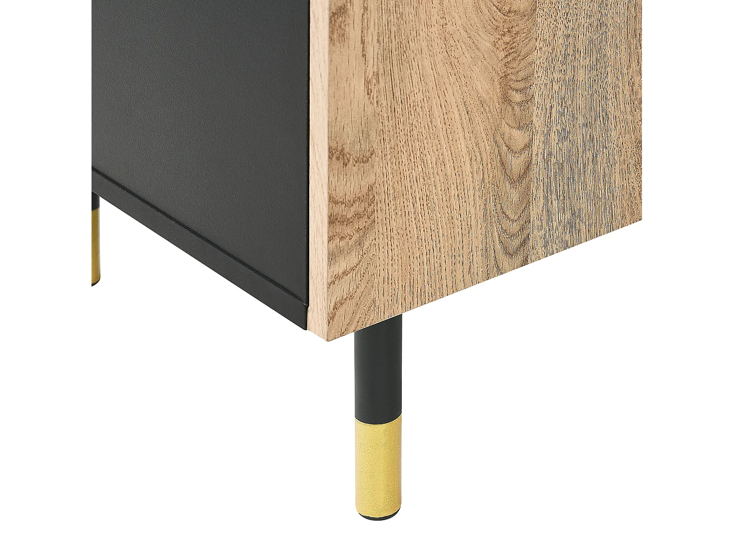 TV-meubel ABILEN Bruin/zwart