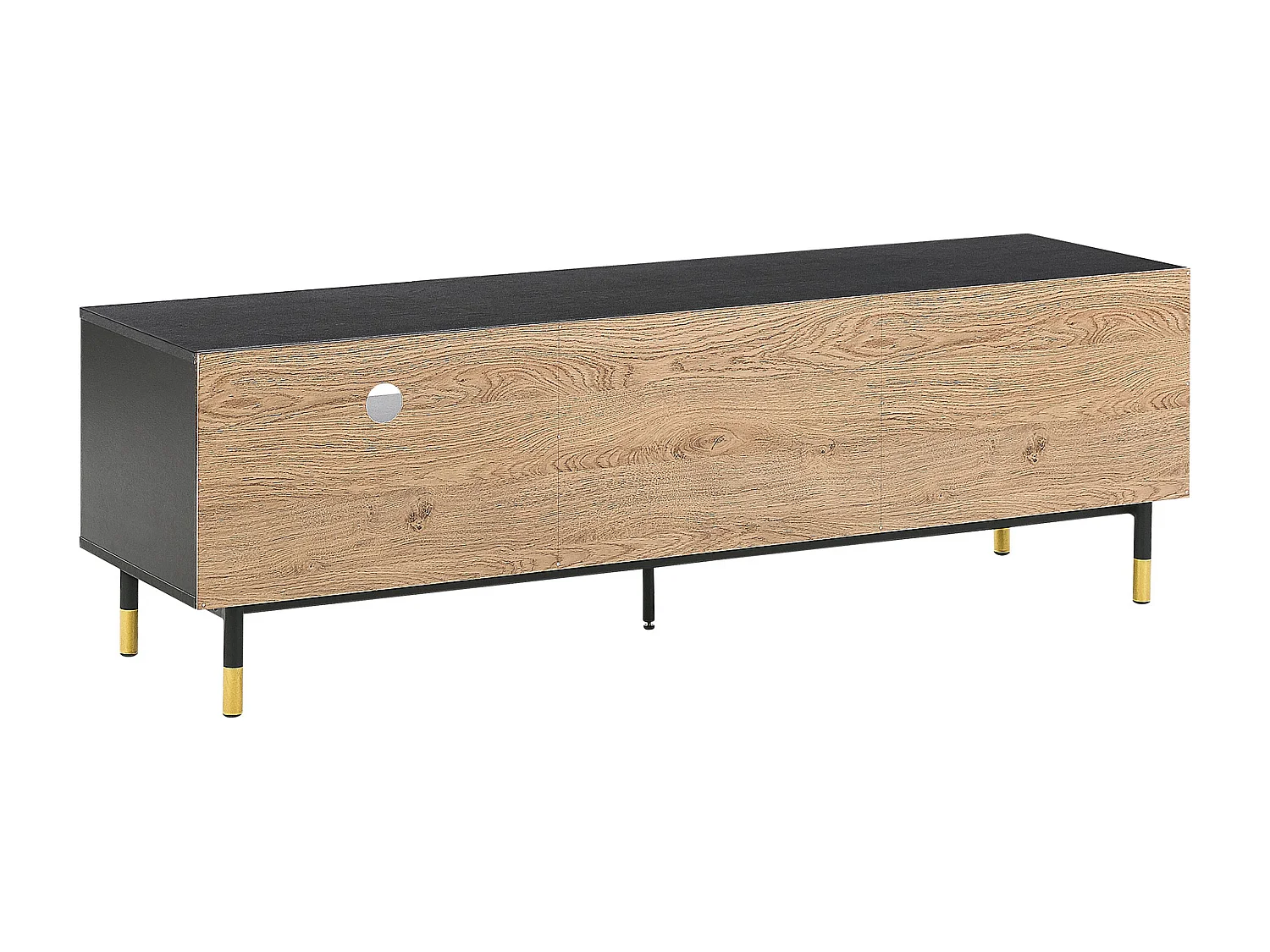 Meuble TV ABILEN Marron/noir