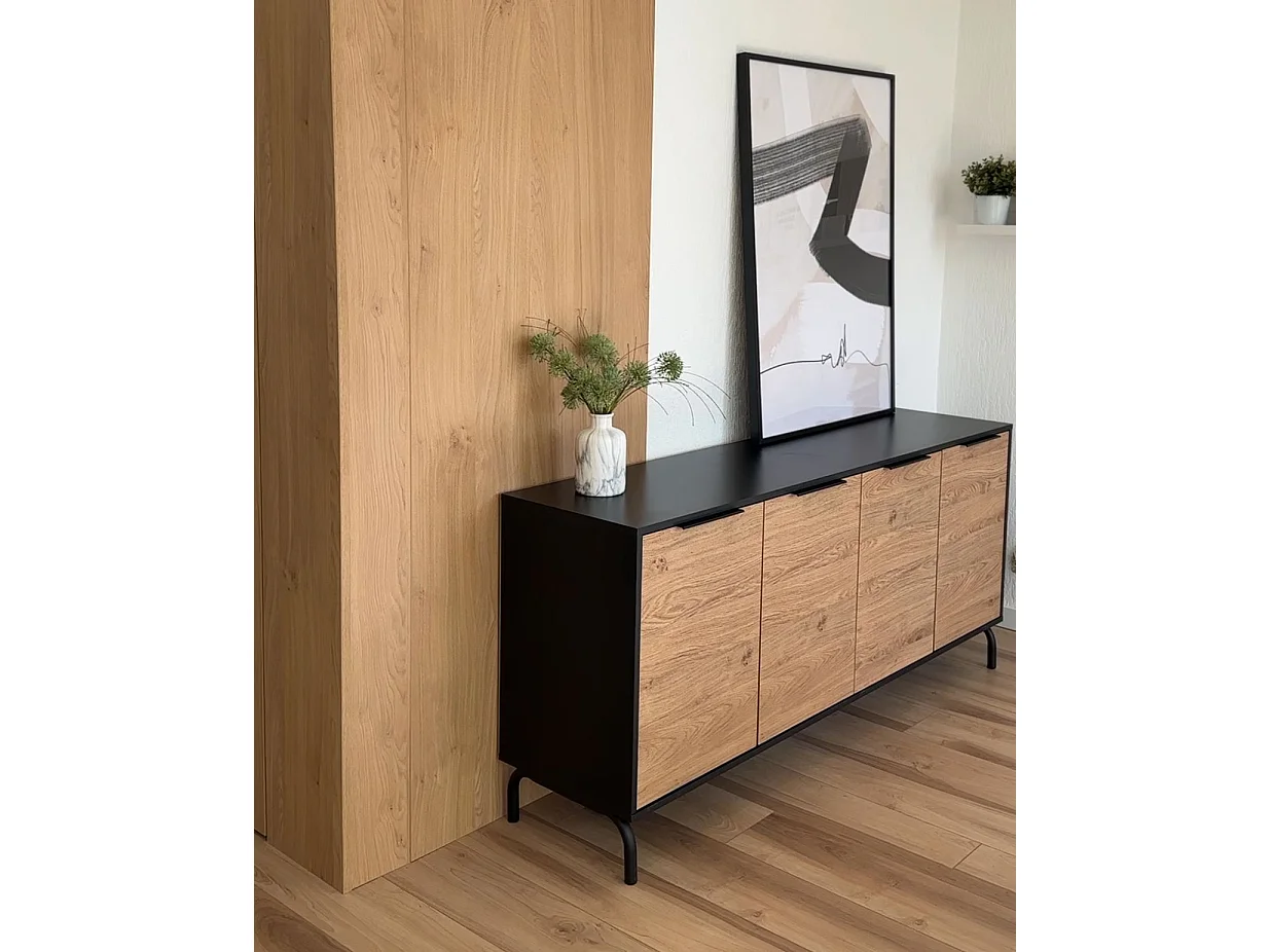 Meuble TV ARKLEY Noir
