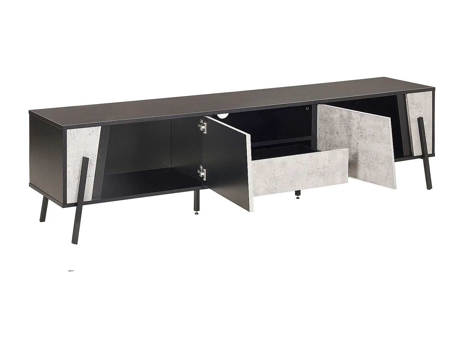 TV-meubel BLACKPOOL Grijs beton-effect