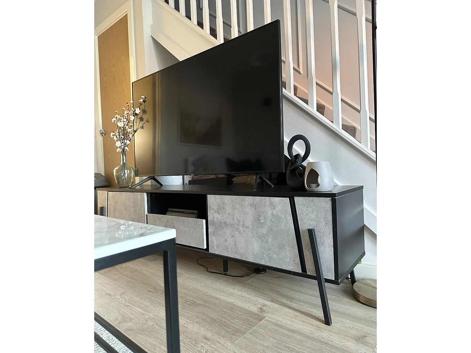 Mobile TV BLACKPOOL Grigio effetto cemento