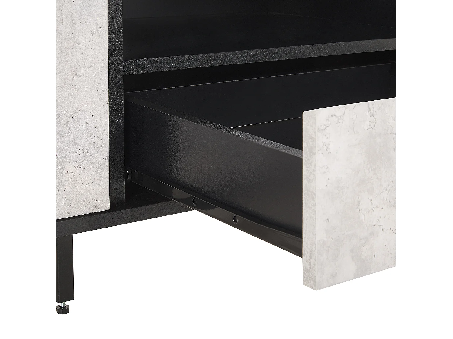 TV-Möbel BLACKPOOL Grauer Betoneffekt