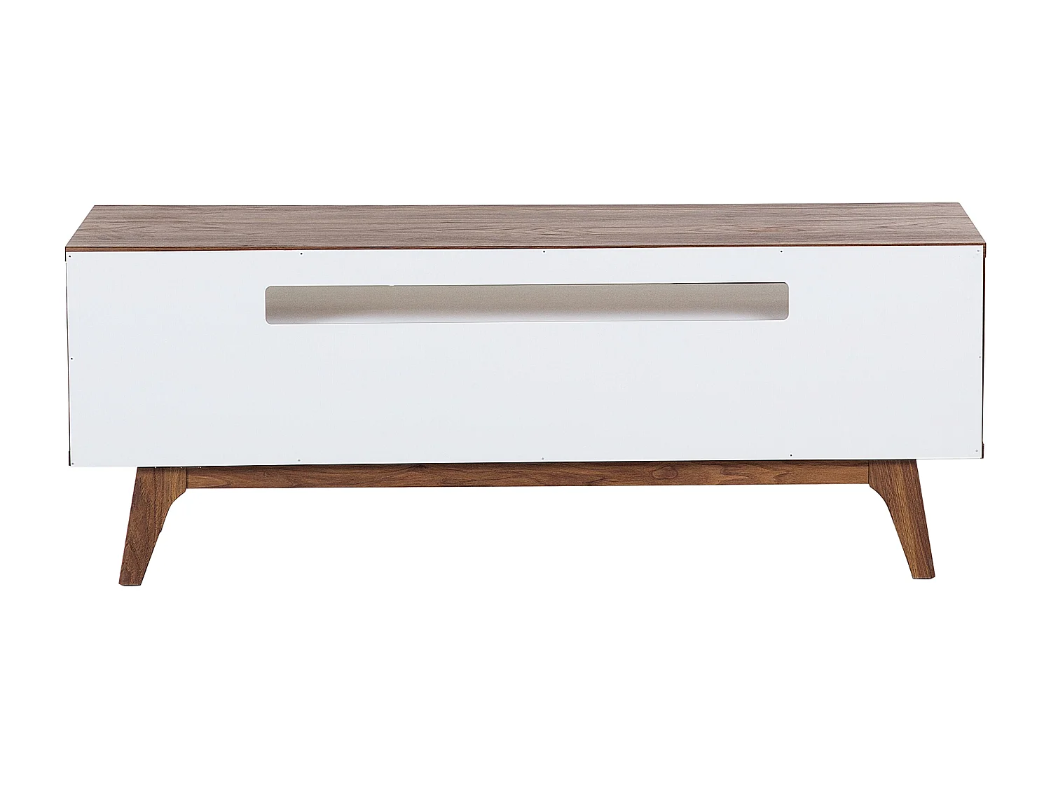 Mueble TV SYRACUSE Marrón/Blanco