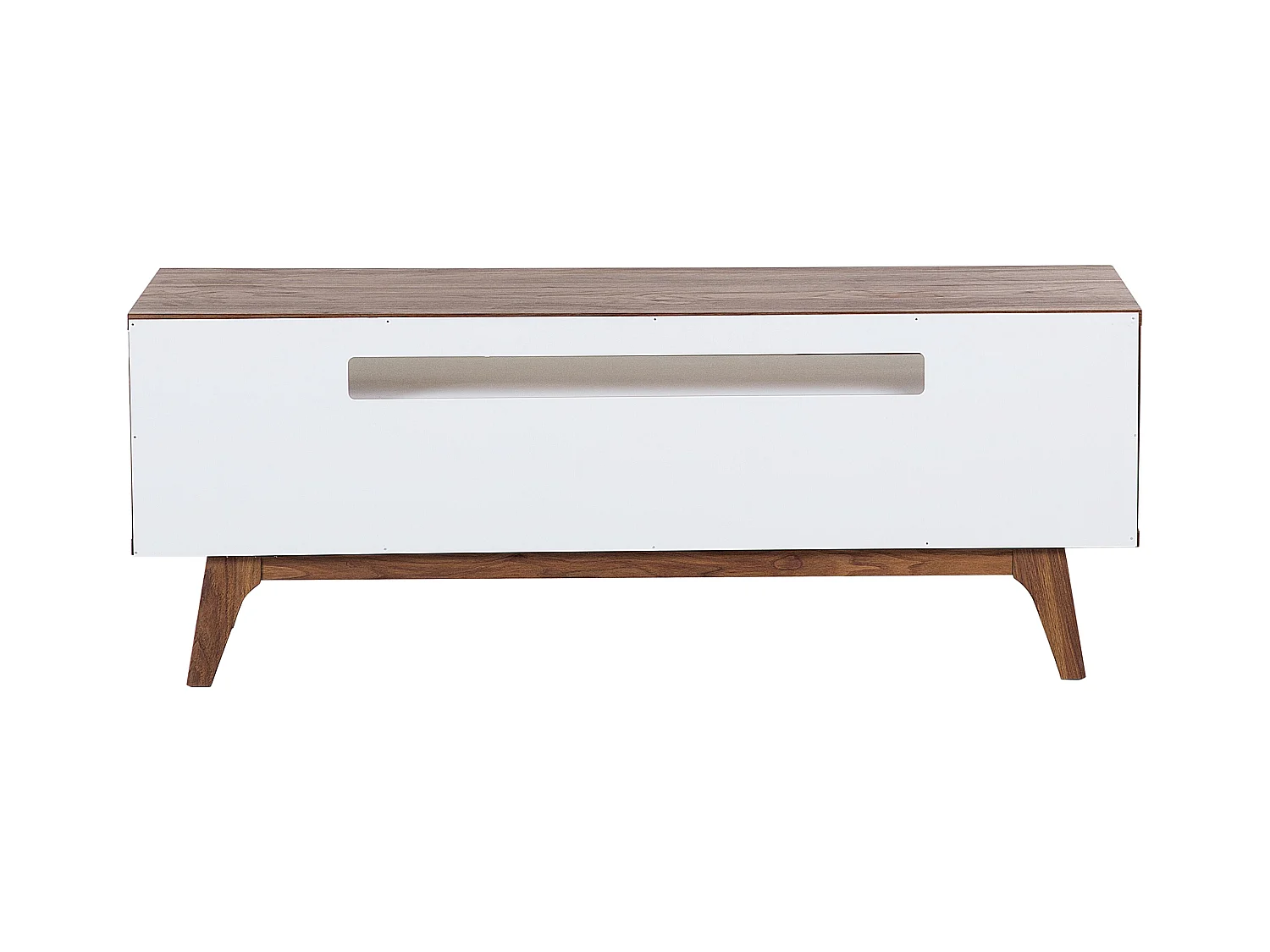 Szafka RTV SYRACUSE Brązowy/ biały