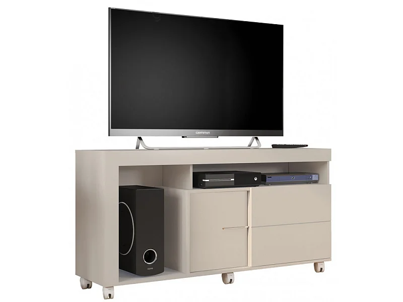 Meuble TV 55 Pouces Maxi Blanc Ecru
