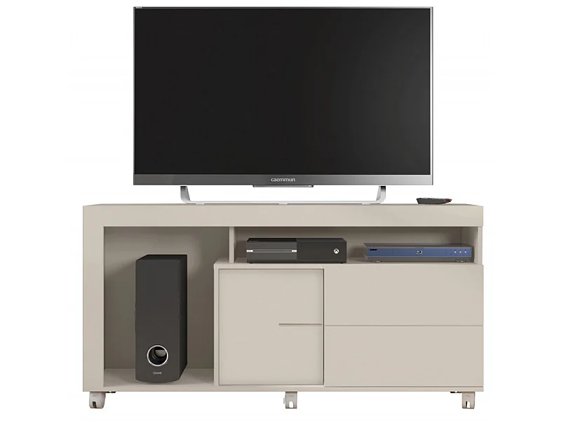 Meuble TV 55 Pouces Maxi Blanc Ecru