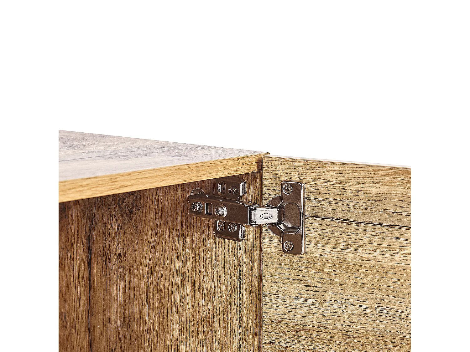 TV-meubel FIORA Bruin/zwart