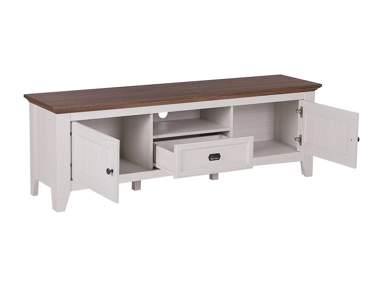 Meuble TV NASHVILLE Blanc