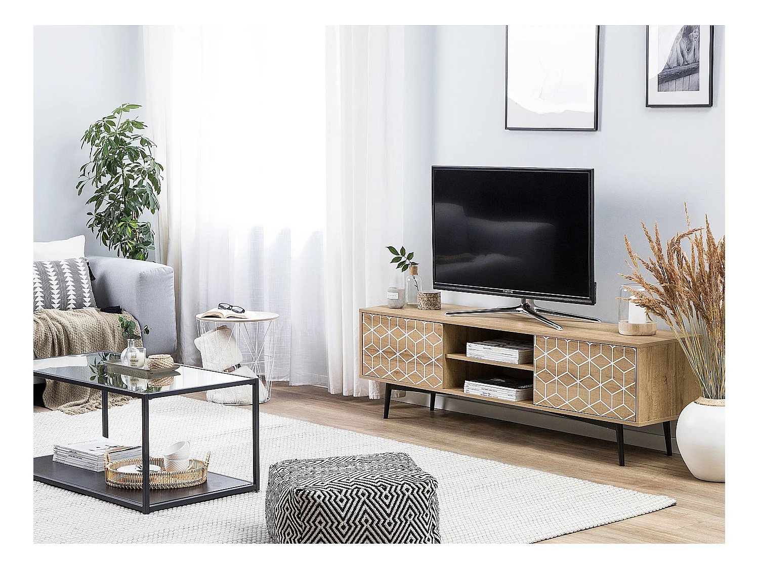 Meuble TV TORVI Marron clair