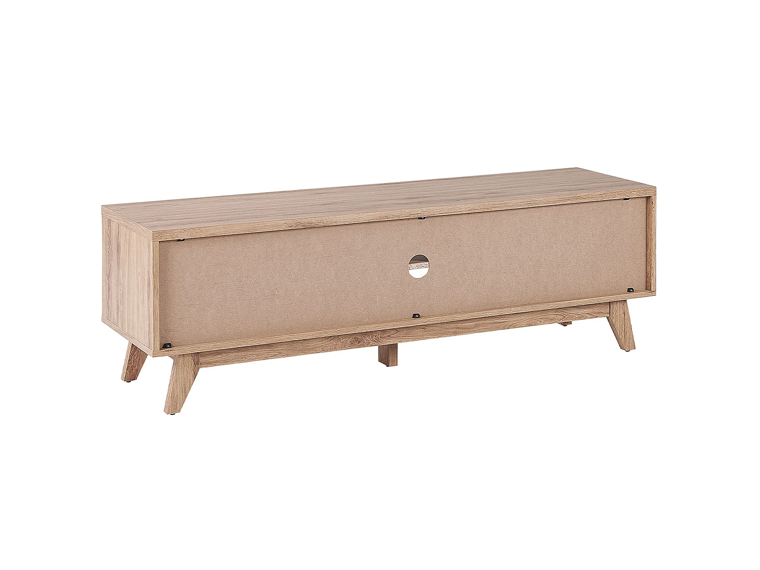 Meuble TV PRESCOT Marron clair