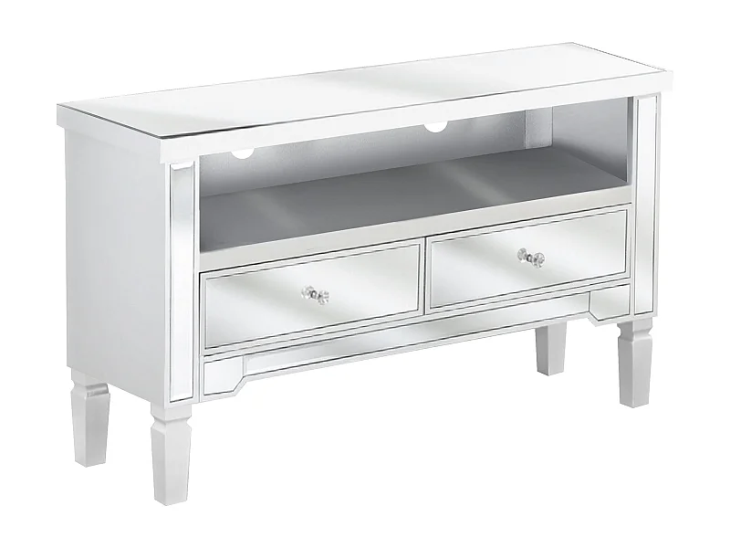 Meuble TV NICEA Miroir argenté