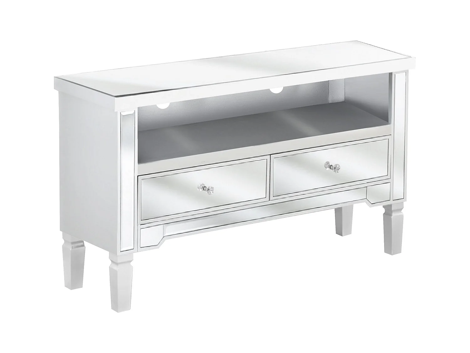 Meuble TV NICEA Miroir argenté