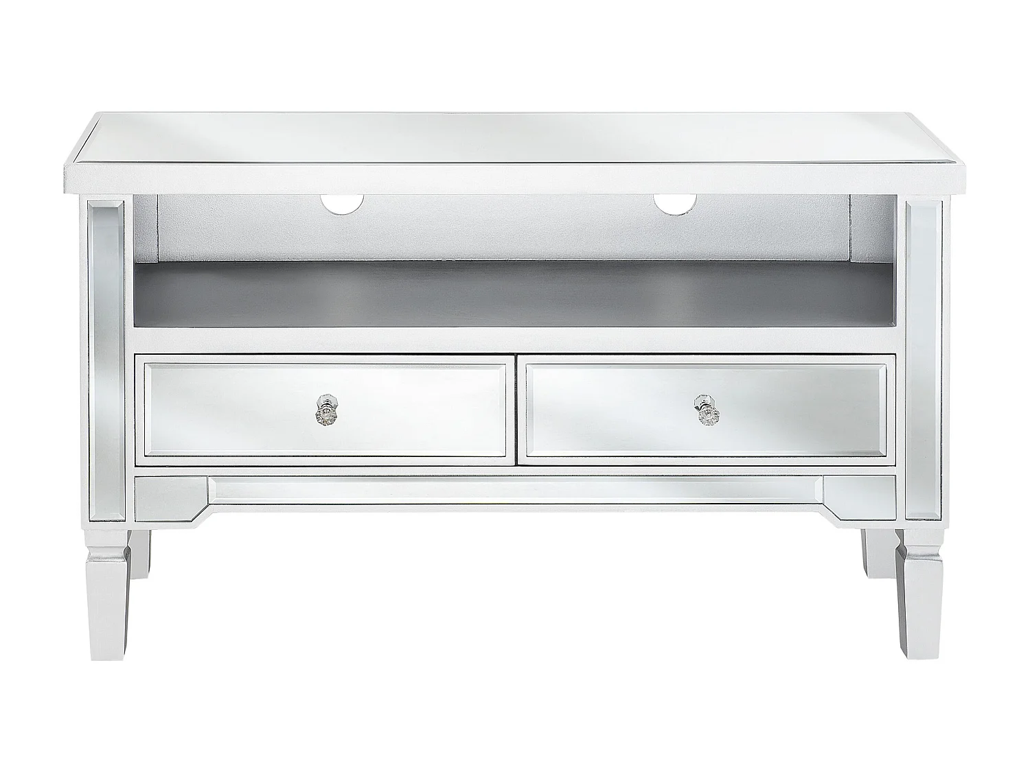 Meuble TV NICEA Miroir argenté