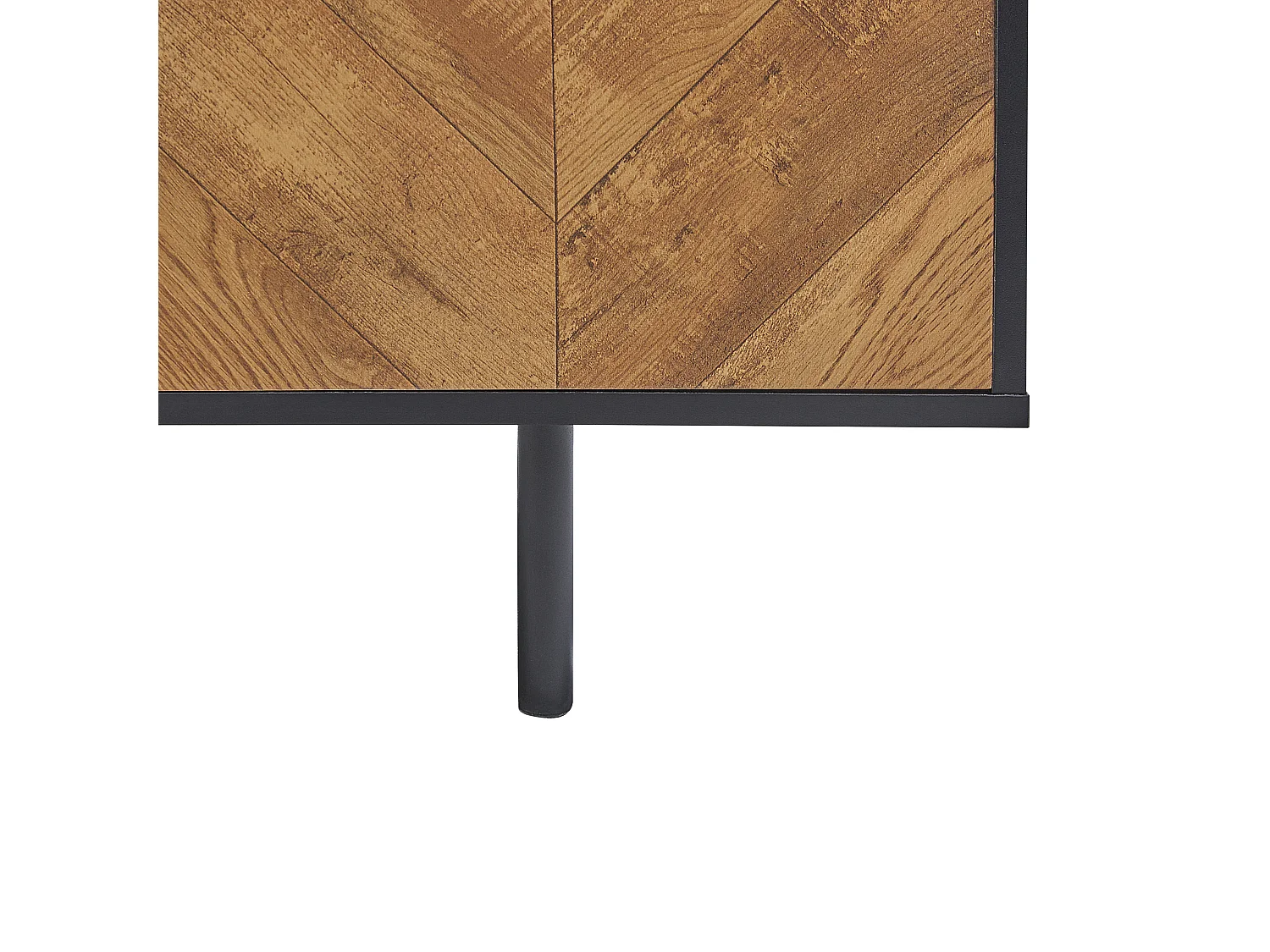 Szafka RTV SALINA Brązowy/ czarny