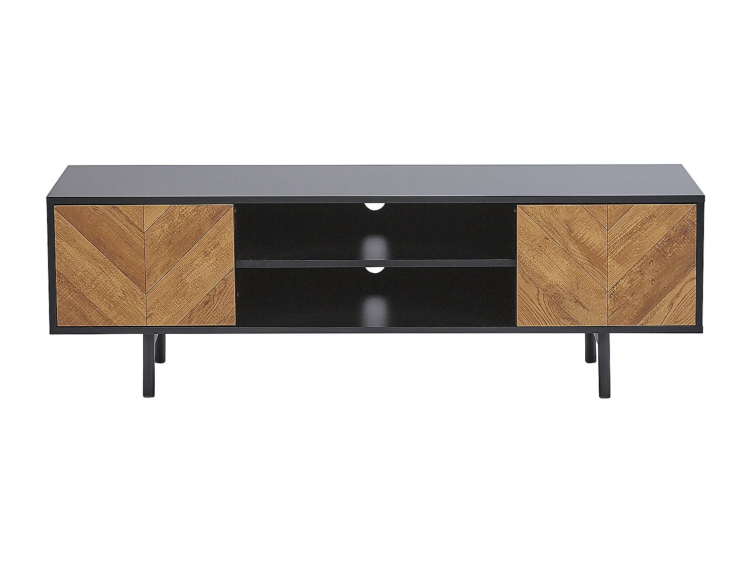 TV-meubel SALINA Bruin/zwart