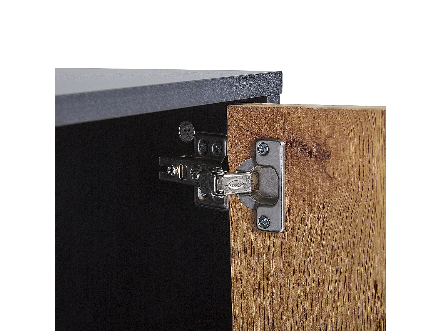 TV Stand SALINA Brown/ Black