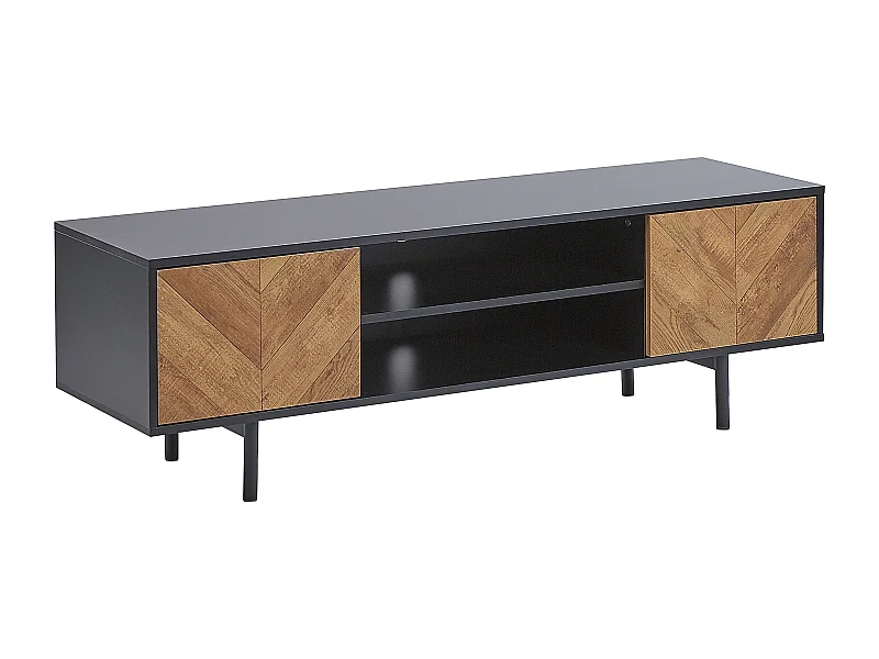 TV-Möbel SALINA Braun / Schwarz