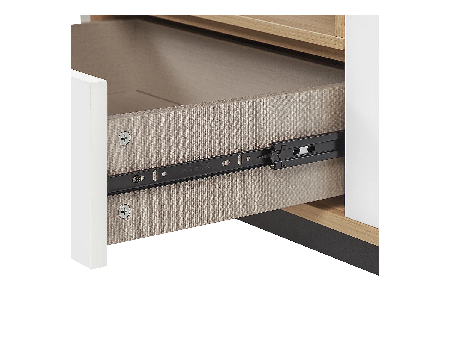 Meuble TV ITACA Marron/blanc