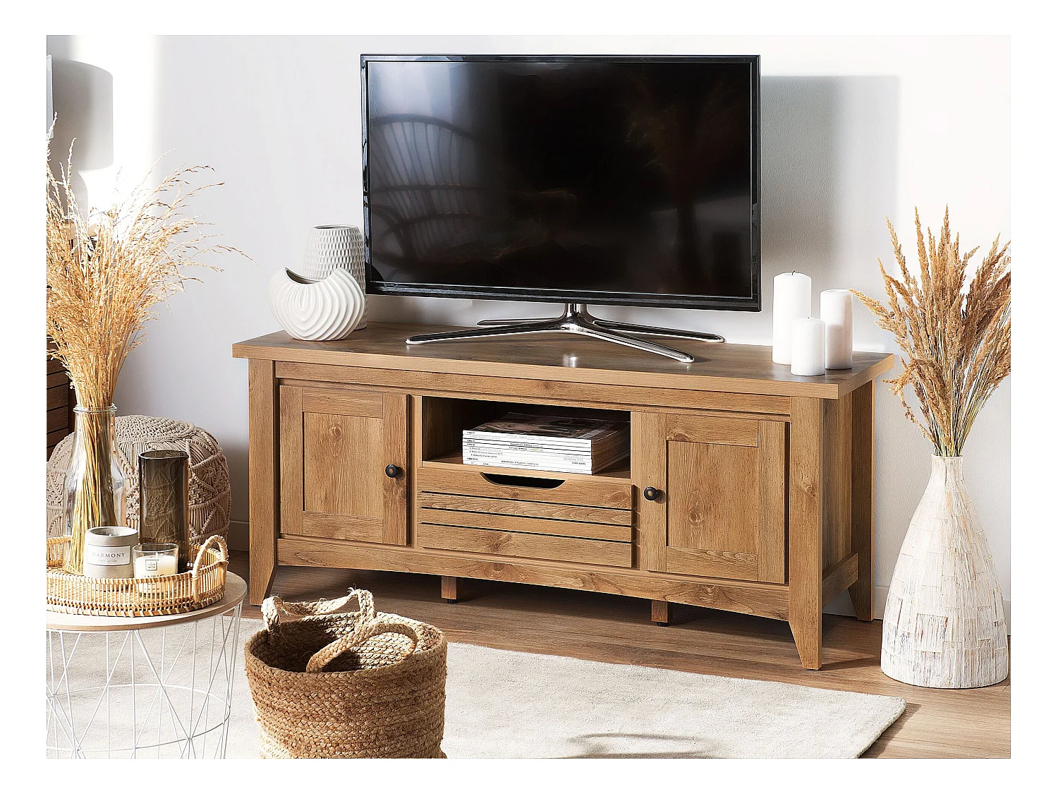 Szafka RTV AGORA Brązowy