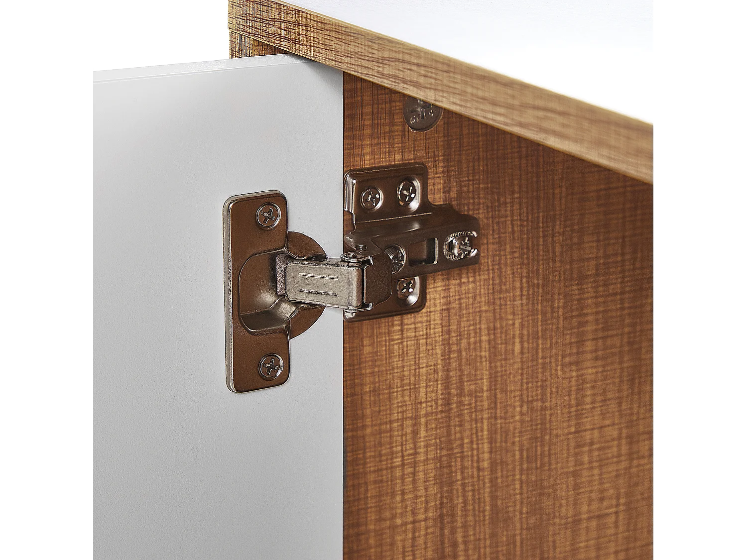 Mueble TV NUEVA Marrón claro/Blanco