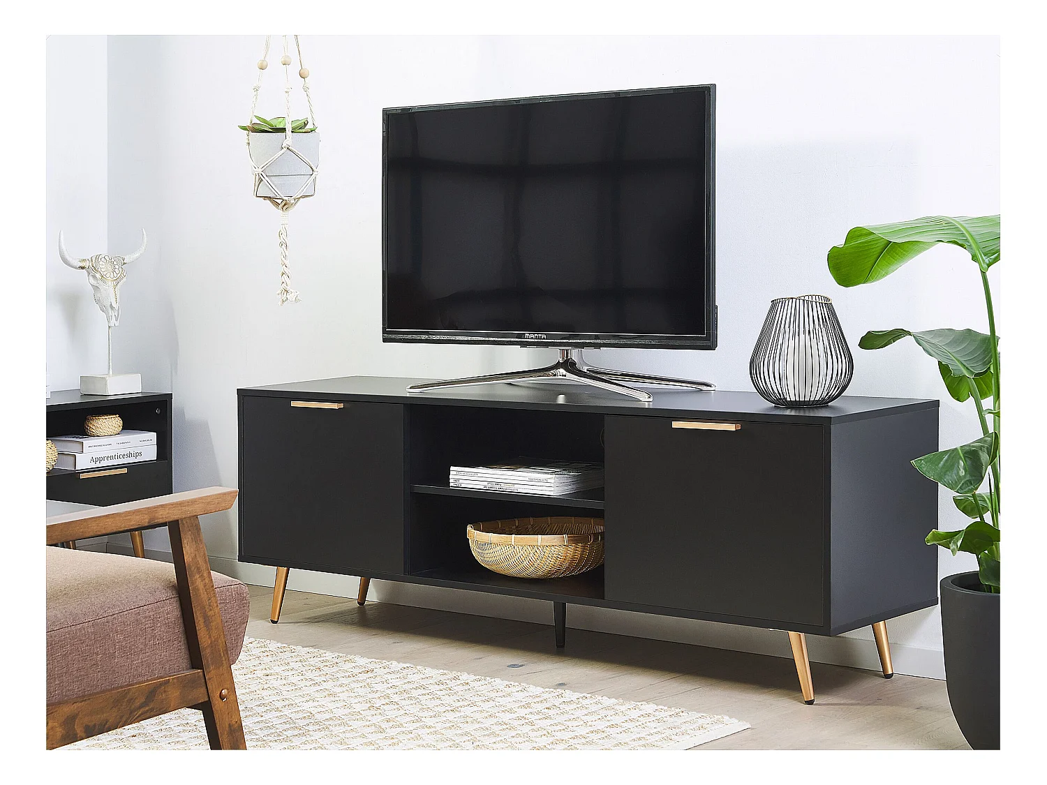 Meuble TV INDIO Noir