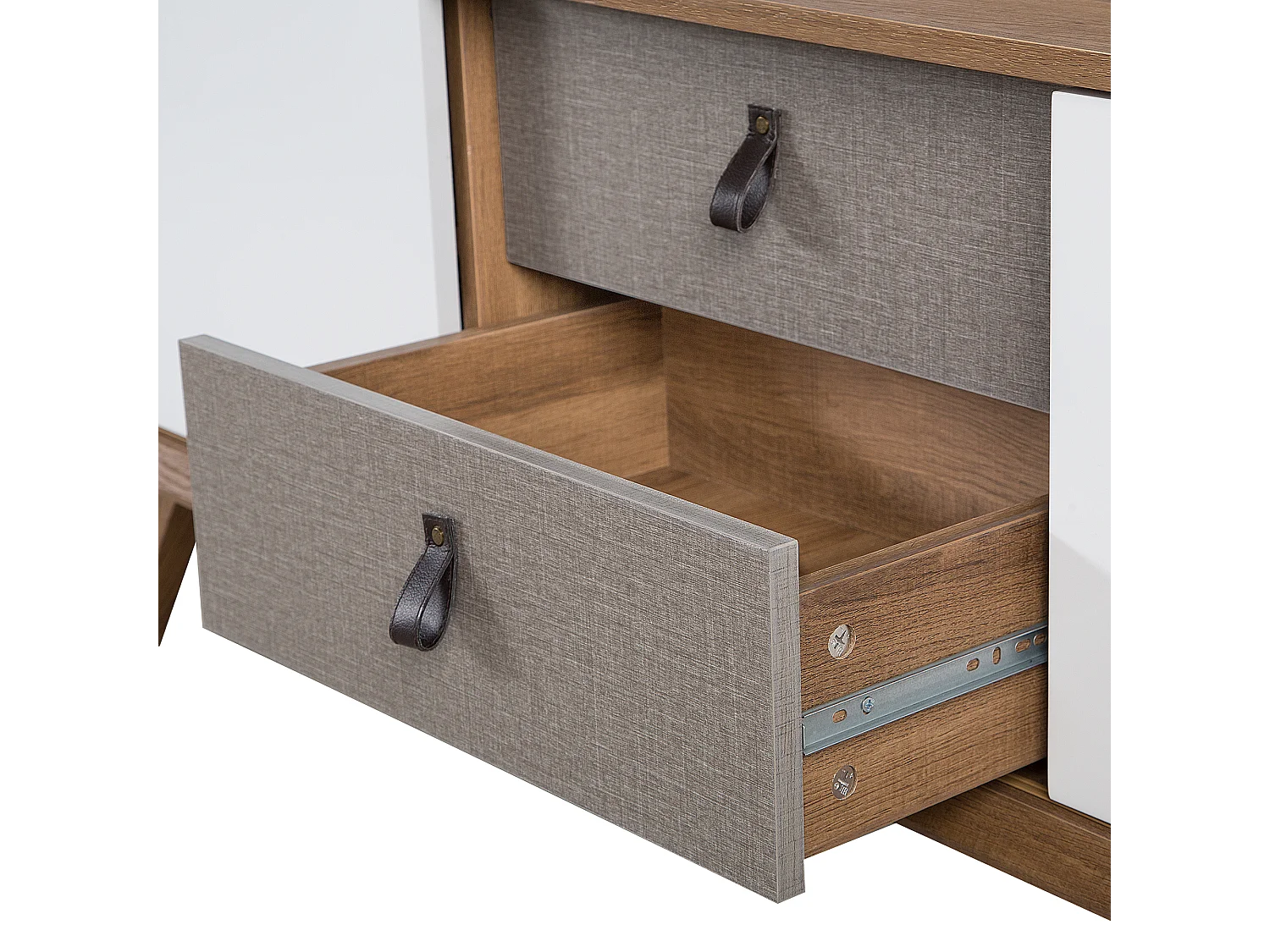 Mobile TV ACTON Marrone/ Bianco