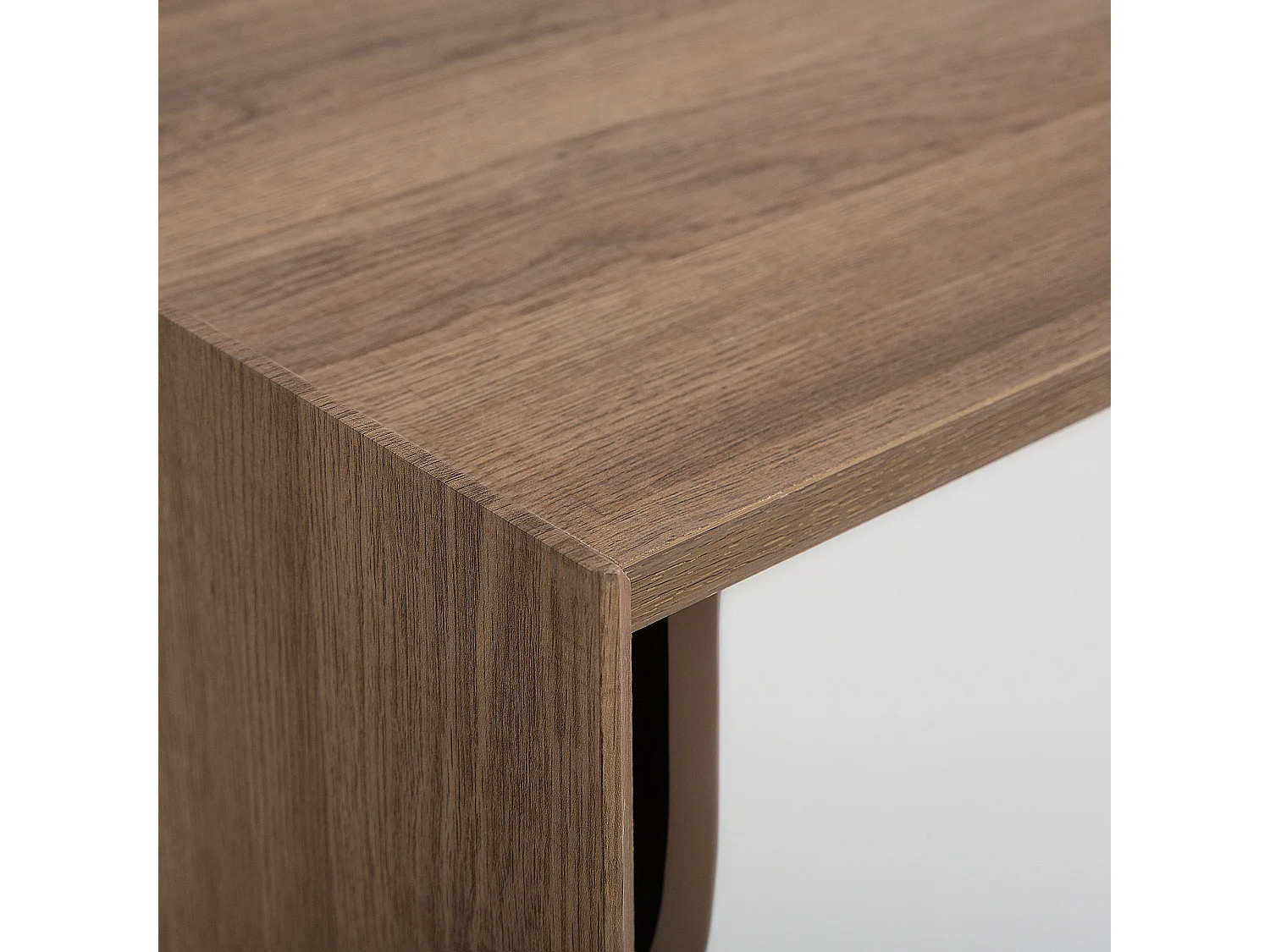 TV-meubel ACTON Bruin/wit